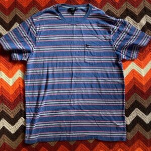Volcom Multicolor Striped Short Sleeve Tee